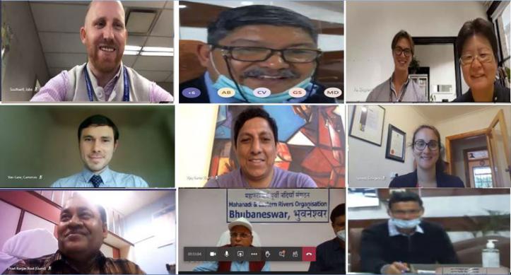 Indian and Australian team virtual visit 